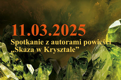 Spotkanie z autorami powieści "Skaza w krysztale"